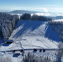 Luftbild Skilift Dezember 2023